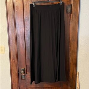 Maurices Black Maxi Skirt with Elastic Waist